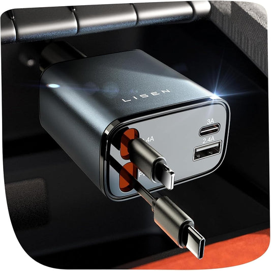 Premium Retractable Car Charger™