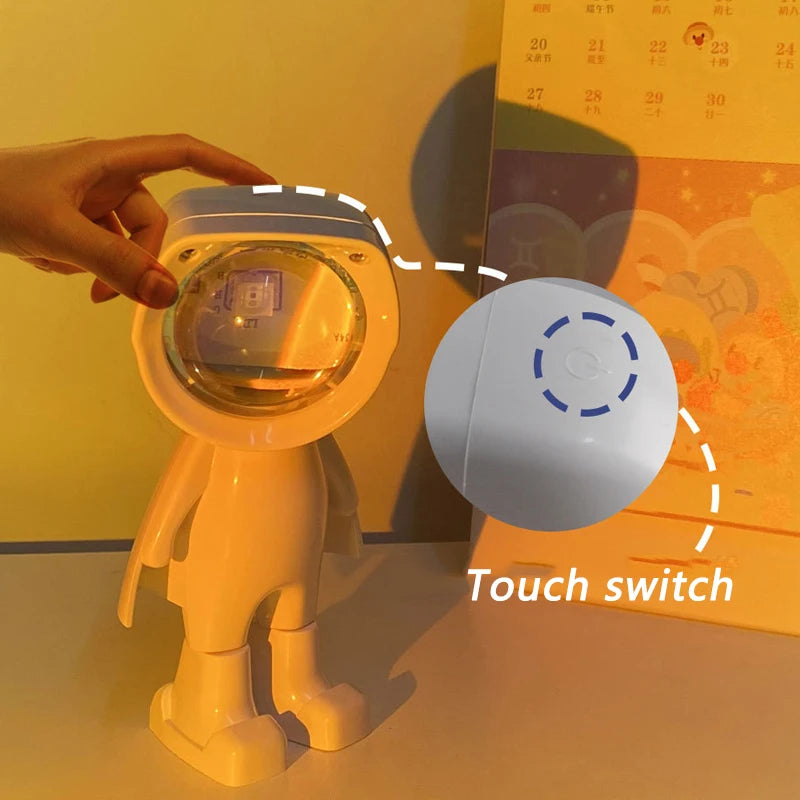 USB Sunset Lamp Projector Led Lights 360° Rotation Rainbow Lights 5V LED Desk Night Light Mood Lighting For Selfie Photography