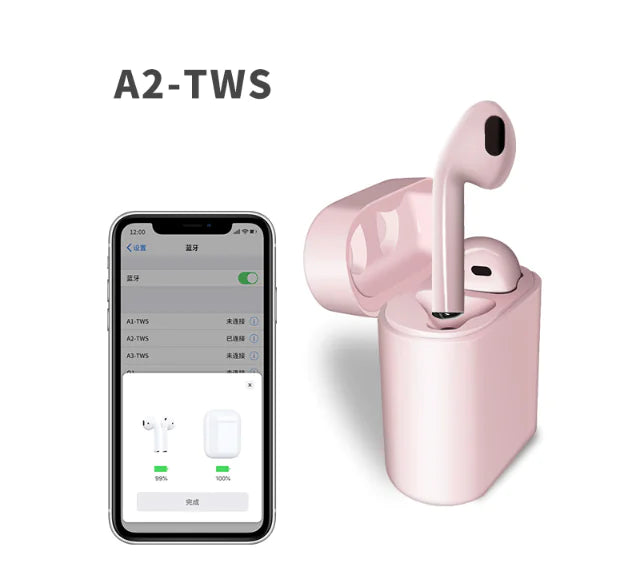 A2-TWS Touch-Control Bluetooth Earbuds